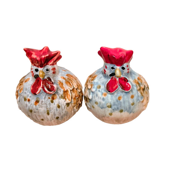 Jacques Pepin For Sur La Table Chicken / Rooster Salt & Pepper Shakers - Picture 4 of 12